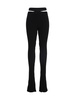 Ribbed Flared Trousers