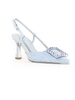 Campbell Light Blue Denim Slingback