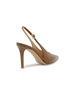 Gianvito Rossi Camel Leather Slingback
