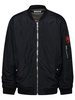 Logo Patch Bomber Jacket