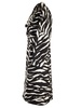 Zebra Denim Trench Coat