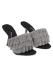 Nala 105 Crystal Ruffle Sandals