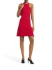 Red Viscose Blend Dress