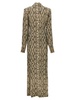 Python Pattern Shirt Dress