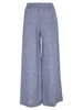 High-waisted Palazzo Trousers