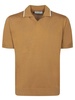 Camel Cotton Polo Shirt