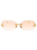 Chain Nest Sun Octagonal Sunglasses