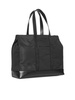 Black Nylon And Leather De Manta Tote Bag