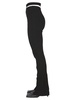 Ribbed Trousers With Cut Out Belt
