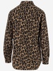 Leopard Print Stretch Cotton Shirt