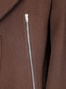 Zip Detailed Felted Jacket