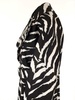 Zebra Denim Trench Coat
