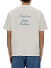 T-shirt With Italicized Slogan