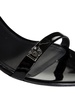 Dg Logo Leather Sandals