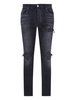 Amiri Men Mx1 Bandana Jacquard' Slim Jeans