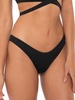 Woman Black Cheeky Swim Briefs