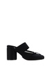 Logo Elastic Ballet Mules