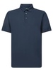 Blue Crepe Polo