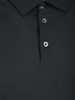 Black Crepe Polo Shirt