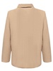 Beige Cotton Crepe Overshirt