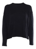 Boxing Crewneck Sweater With Buttoned Sleeves