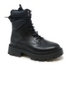 Ash Black Leather Ankle Boots