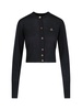 Logo Crop Cardigan