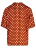 'starbus' Orange Viscose Shirt