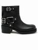 Ash Black Leather Boots