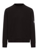 Crewneck Sweatshirt In Cotton Diagonal Raised Fleece Lens