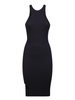 Black Close-fitting Stretch Dress