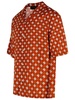 'starbus' Orange Viscose Shirt