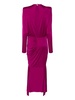 Fuchsia Pink Stretch-design Dress