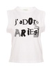 Graphic Printed Sleeveless Vest