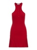 Red Viscose Blend Dress