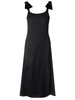 Velvet Bow Midi Dress