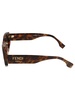Oval Logo Monogram Sunglasses