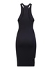 Black Close-fitting Stretch Dress