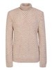 Woven Knit Pullover Ivory