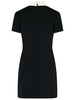 Alessandra Rich Black Virgin Wool Dress Women