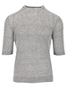 R Neck Shirt Puntoriso Blu Bianco