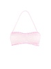 Bandeau Top With Hearts Print