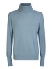 Light Blue High Neck Sweater