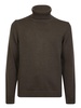 High-neck Pullover Military Green