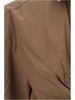 Gathered Long-sleeved Shirt