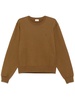 Saint Laurent Logo Embroidered Cotton Sweatshirt Men