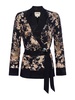 Jordana Satin Wrap Blazer