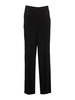 Black broderie pants