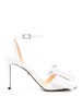 Cadeau round toe satin sandal