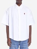 AMI Boxy Fit ADC Cotton-Poplin Short Sleeve Shirt - S
